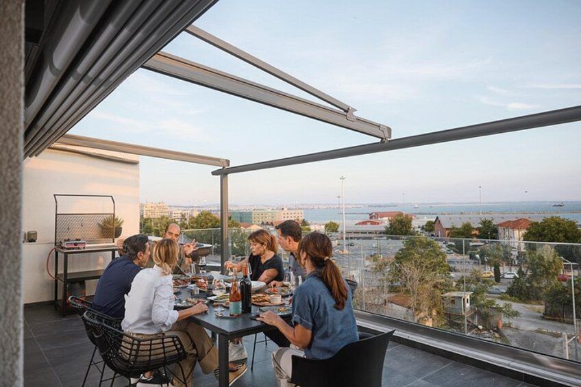Thessaloniki Cooking and Wine Tasting with Dockside Views 2