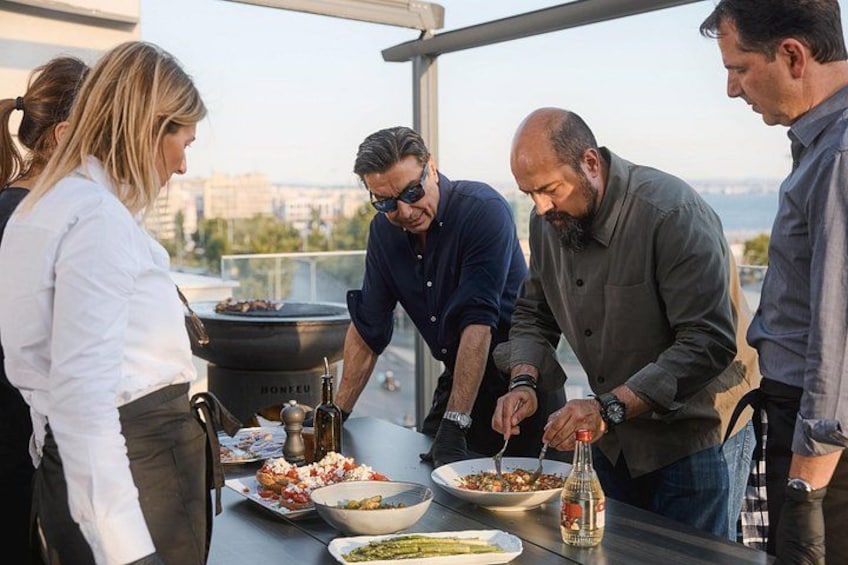 Thessaloniki Cooking and Wine Tasting with Dockside Views 1