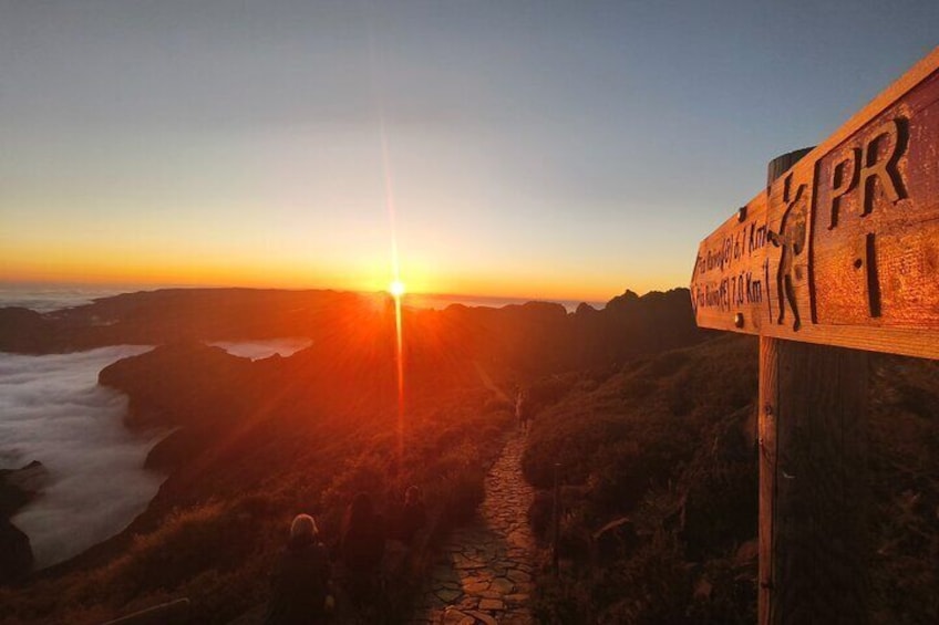 Madeira Sunset at Pico do Arieiro and PR1 Stairway To Heaven 1