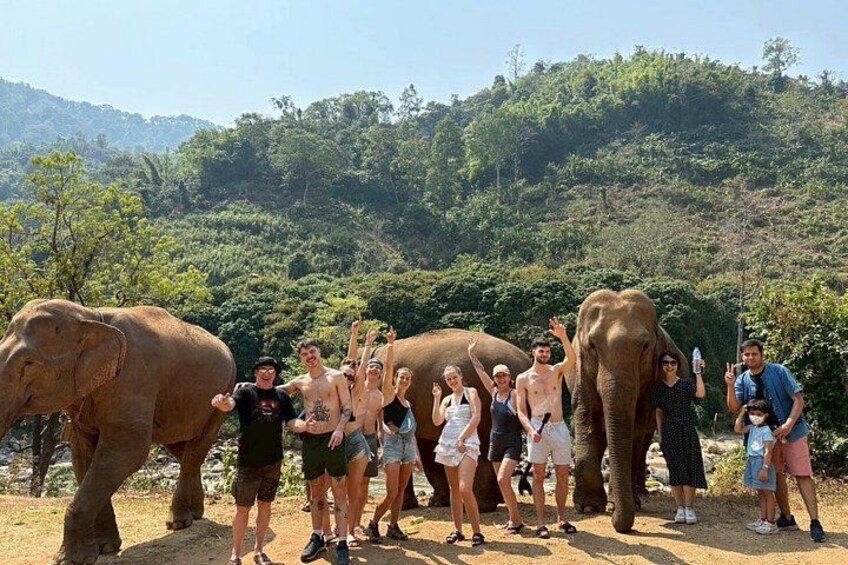 Half Day Elephant care and Whitewater Rafting Adventure 3