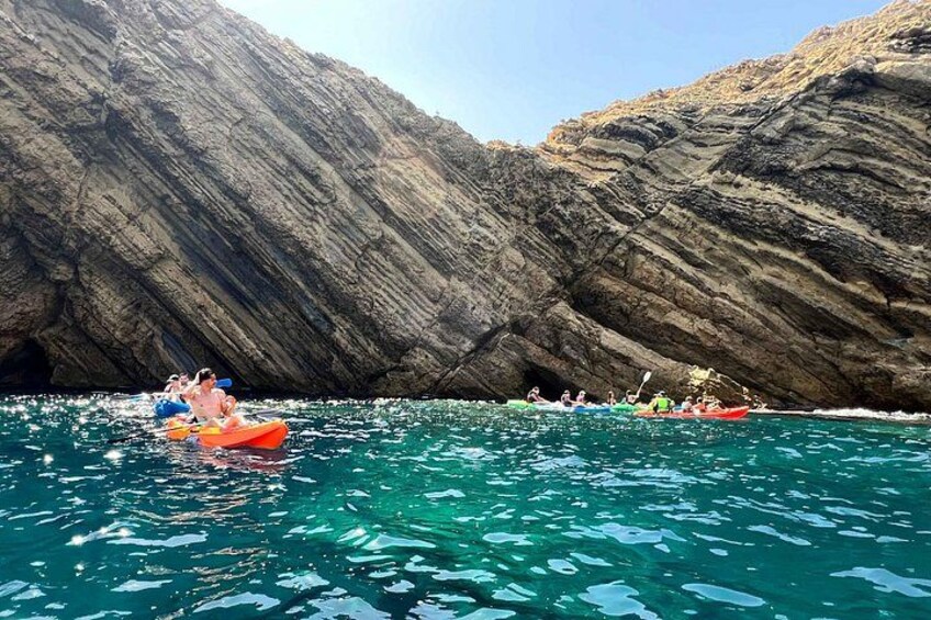 Kayak Granadella Guided Tour in its caves and Cala en Caló 3
