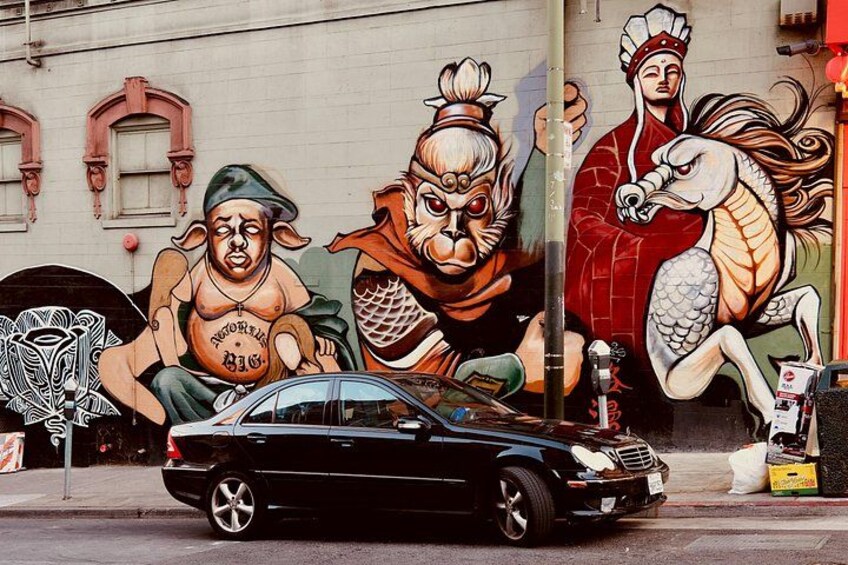 The Journey to the West Mural is a celebration of Chinese folklore and a vibrant piece of public art. 4