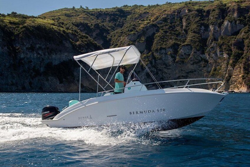 Private excursion to the island of Ischia by boat Romar 5.7m 4