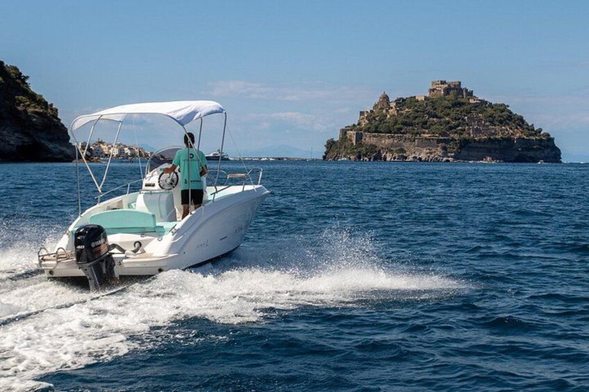 Private excursion to the island of Ischia by boat Romar 5.7m 2