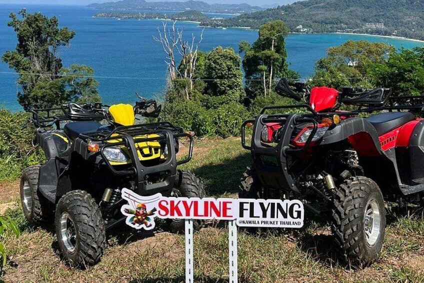 Phuket Skyline Flying Zipline and ATV with Kamala Beach View 2