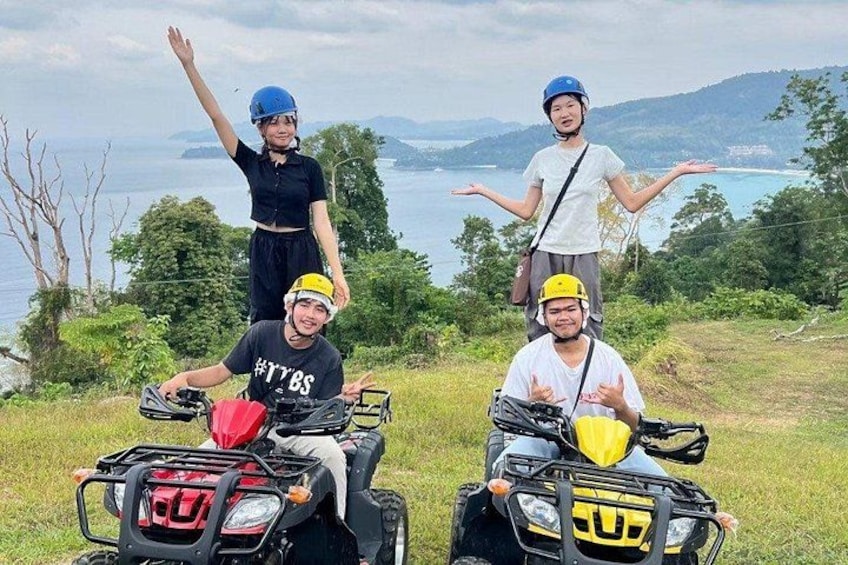 Phuket Skyline Flying Zipline and ATV with Kamala Beach View 4