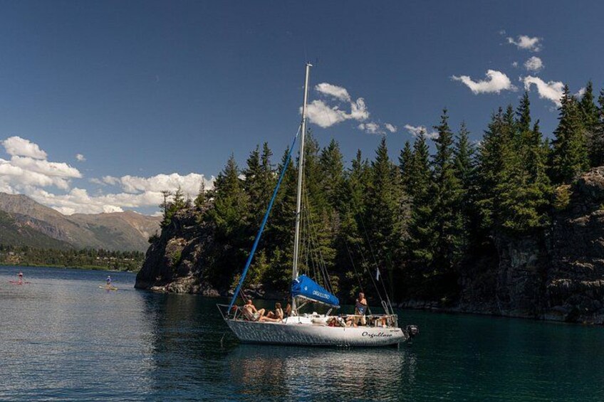 Sailing boat ride on Lake Nahuel Huapi in Bariloche 2
