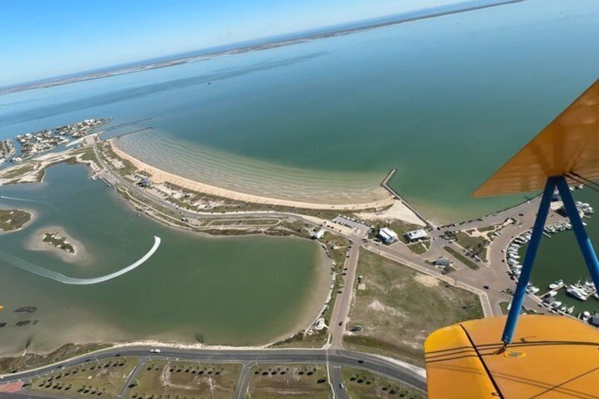 Biplane Adventure over Rockport, Texas 3
