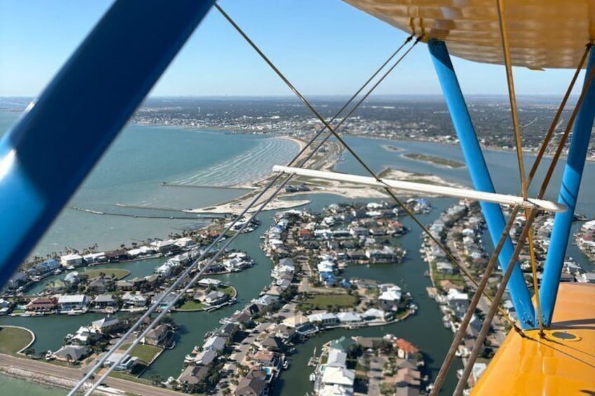 Biplane Adventure over Rockport, Texas 2