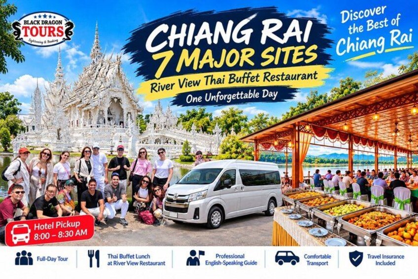 Best of Chiang Rai: 7 Major Sites & River View Buffet 1