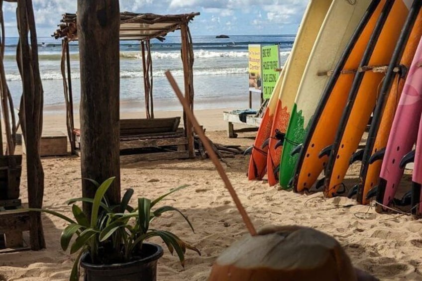 Surfing Lesson at Weligama Beach for Beginners 4