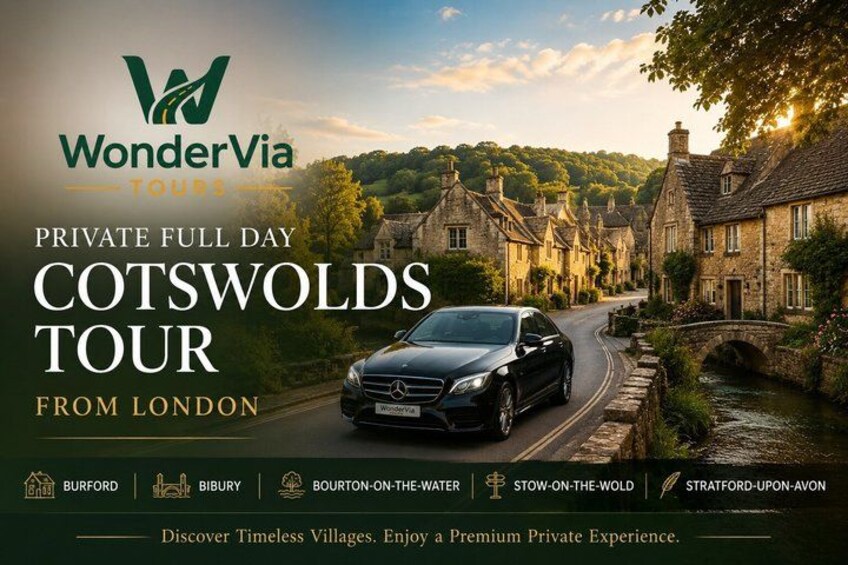 Private Full Day Cotswolds Tour from London Historic Towns 1