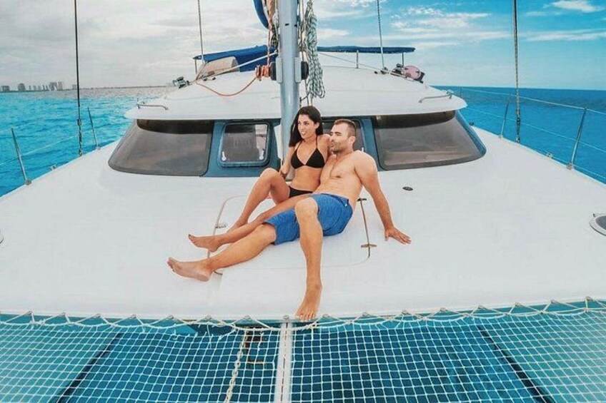 Isla Mujeres Catamaran Tour with Snorkeling and Lunch 2