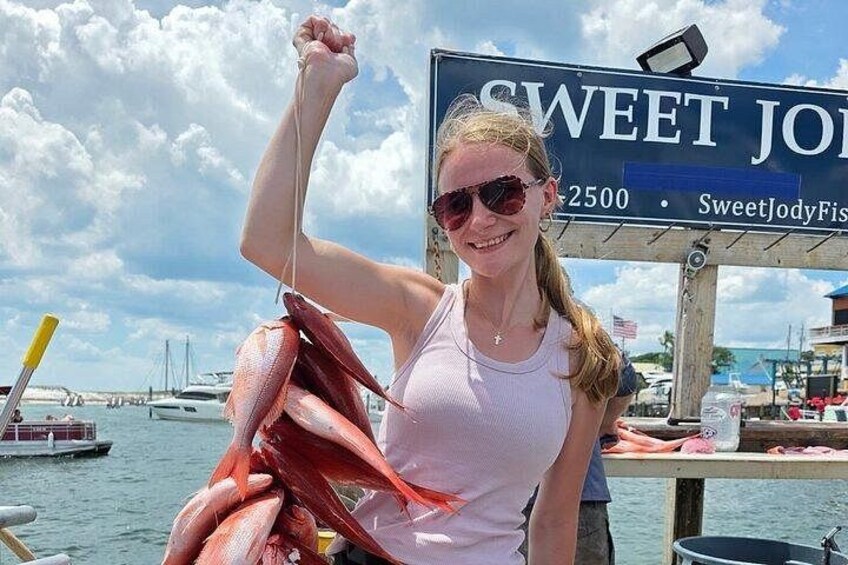 6 Hour Family Friendly Party Boat Fishing in Destin 3