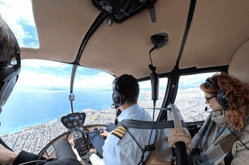 Fly Over Athens City & Riviera by Helicopter 1