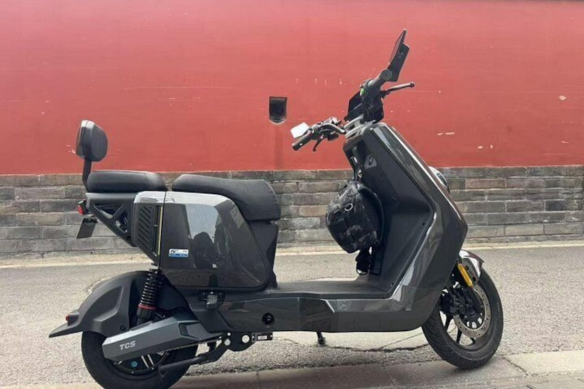 Beijing electric bicycle riding landmarks and local life 2
