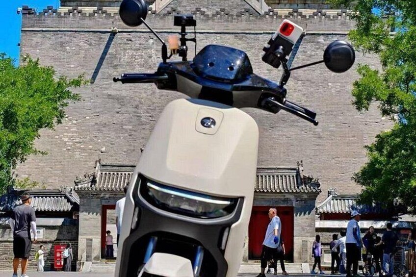 Beijing electric bicycle riding landmarks and local life 3