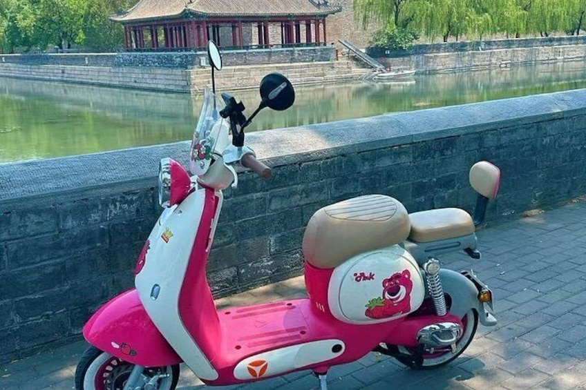 Beijing electric bicycle riding landmarks and local life 4