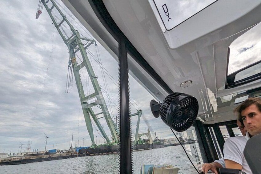 Port of Antwerp Mega Ship Tour in a Luxury Speedboat with Guide 2