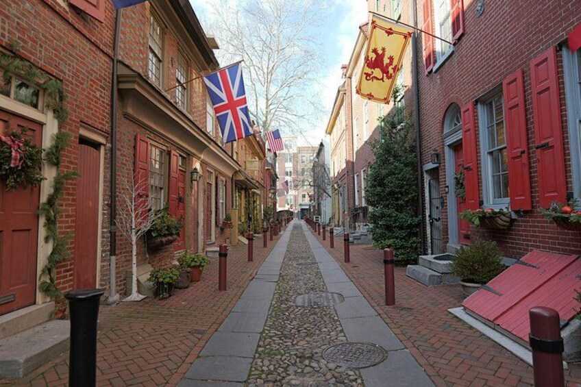 Elfreth’s Alley is America’s oldest residential street, and gateway to the city’s humble, enduring roots. 5
