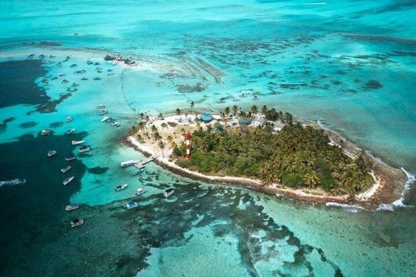 Aerial View of El Acuario, San Andres Island, Colombia 2
