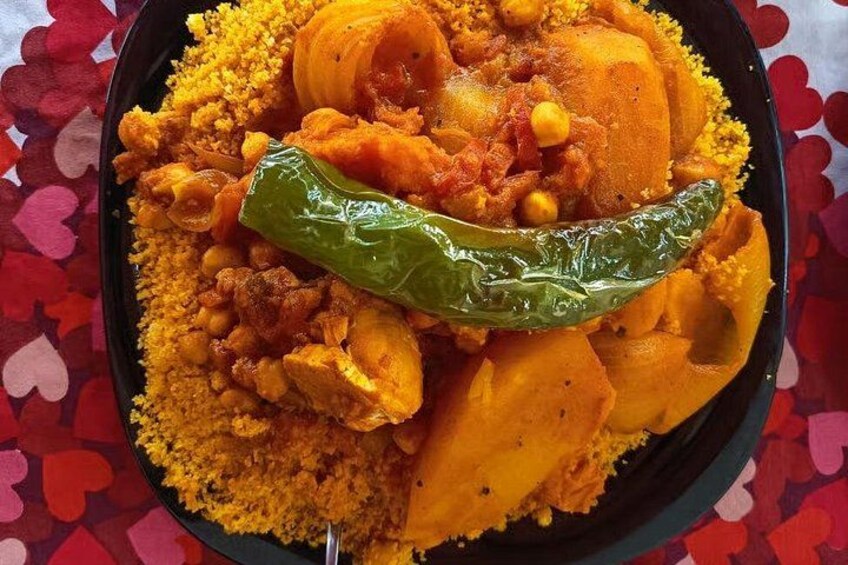 A real Tunisian Couscous at home 2