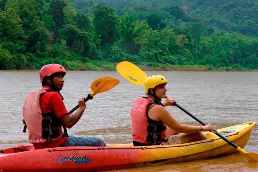 Luang Prabang Kayaking the Mighty Mekong Full-Day Private Tour 4