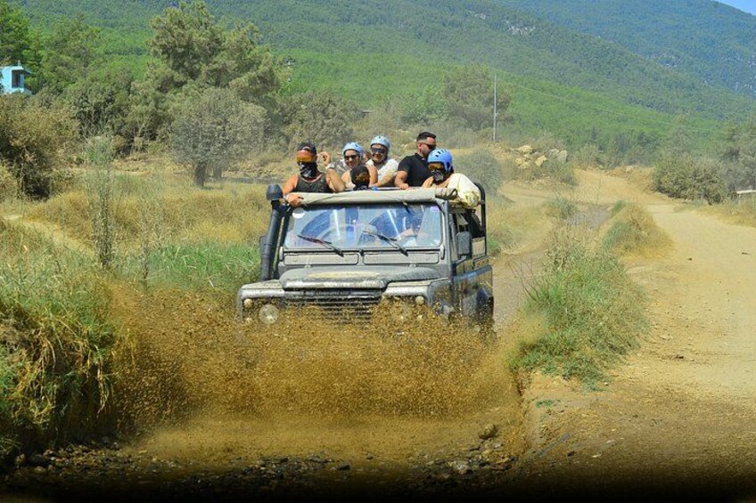 Jeep Buggy Rafting and Zipline Adventure in Alanya 5