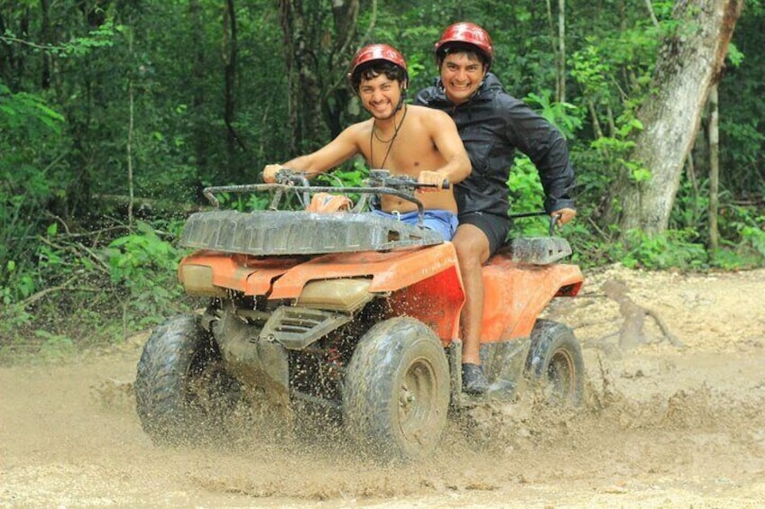 Cancun Jungle Adventure ATVs, Ziplines & Cenote Swim 1