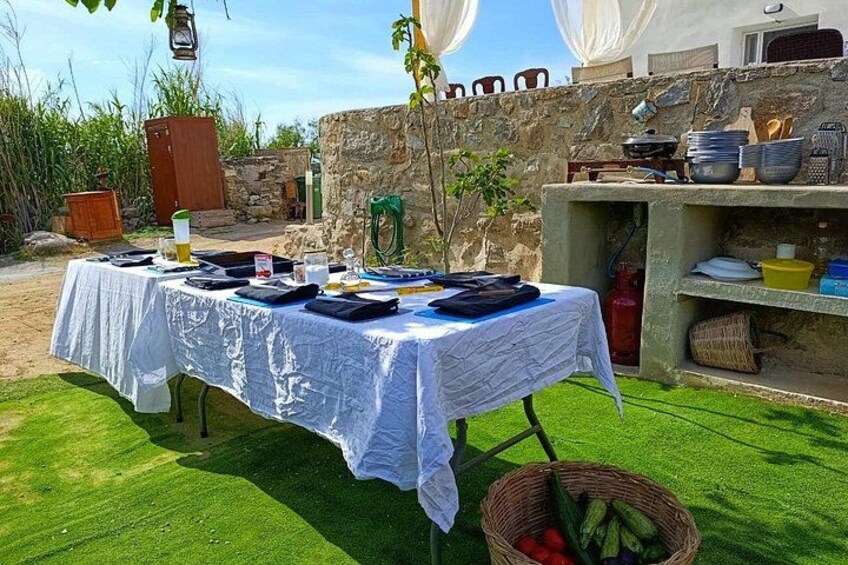 Cooking Class Sunset Dinner and Tour in Paros Farm 3