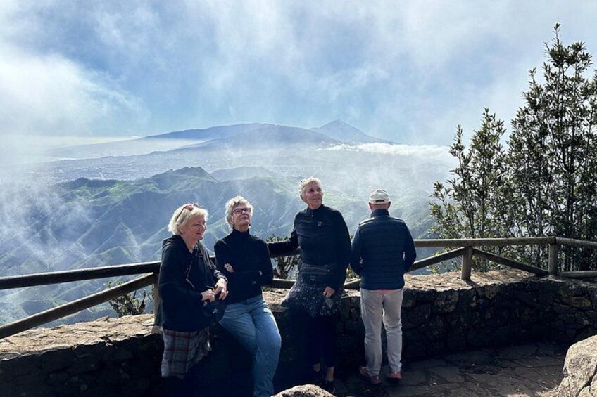 Anaga's Summit. Witnessing the dramatic, rapid clearing of clouds. An unforgettable, awe-inspiring view from the highest point. 2
