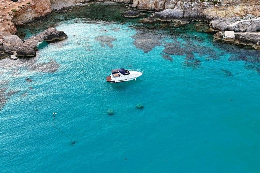 Private Boat Charter Blue Lagoon Crystal Lagoon Comino and Gozo 5