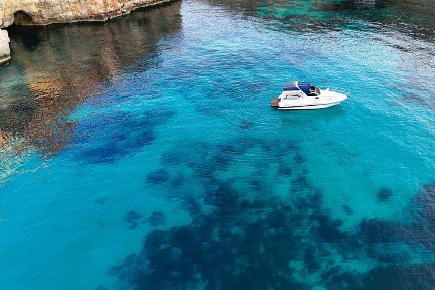 Private Boat Charter Blue Lagoon Crystal Lagoon Comino and Gozo 3