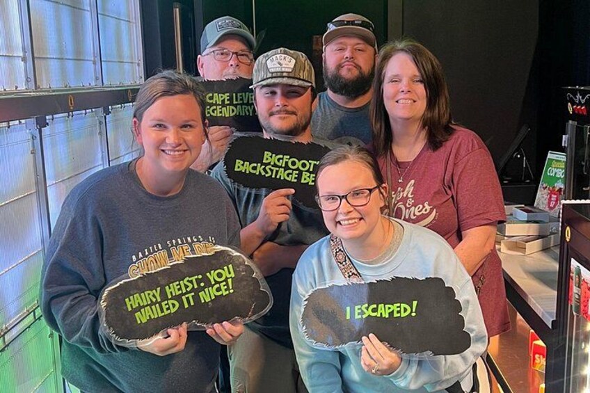 Branson Bigfoot Escape Rooms Squatcharazzi Spotlight 5