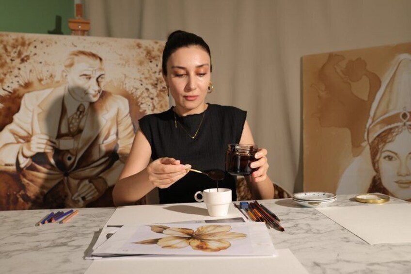 Turkish Coffee Painting Workshop with Local Art Teacher 3