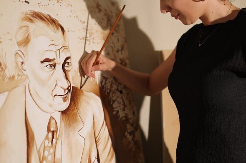 Turkish Coffee Painting Workshop with Local Art Teacher 2