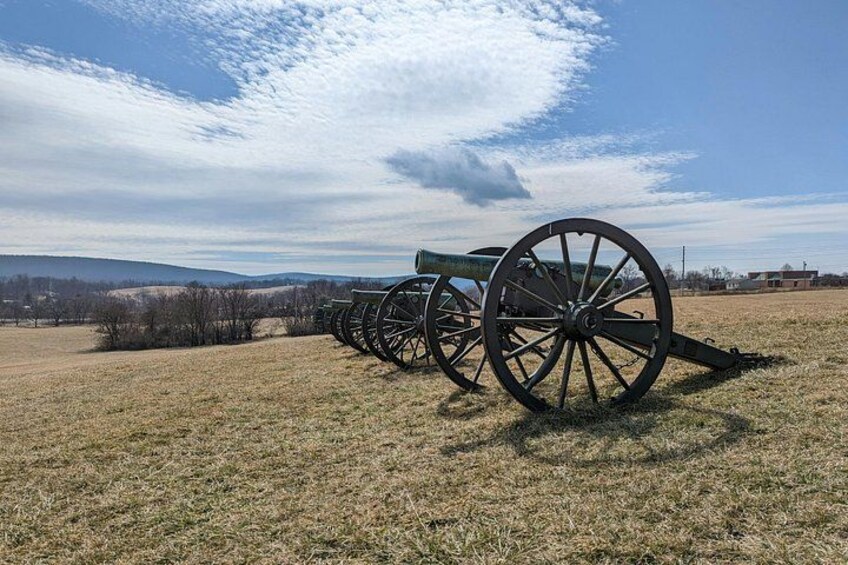 The town survived multiple skirmishes and five battles during the Civil War. The battlefield has been preserved. 2