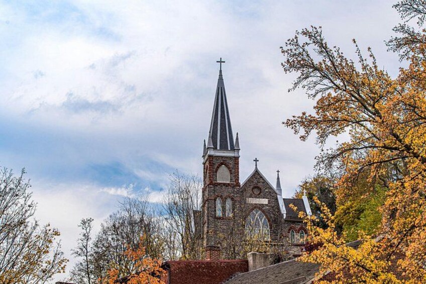 St. Peter's Roman Catholic Church was the only house of worship to survive the Civil War. It has a deep connection with Irish immigration. 5