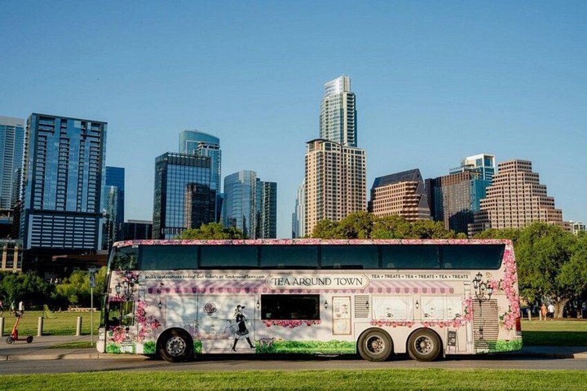 Tea Around Town Austin: Elegant Tea Bus Tour and Treats 2
