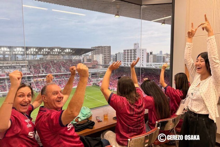 VIP Soccer Match in Osaka 1