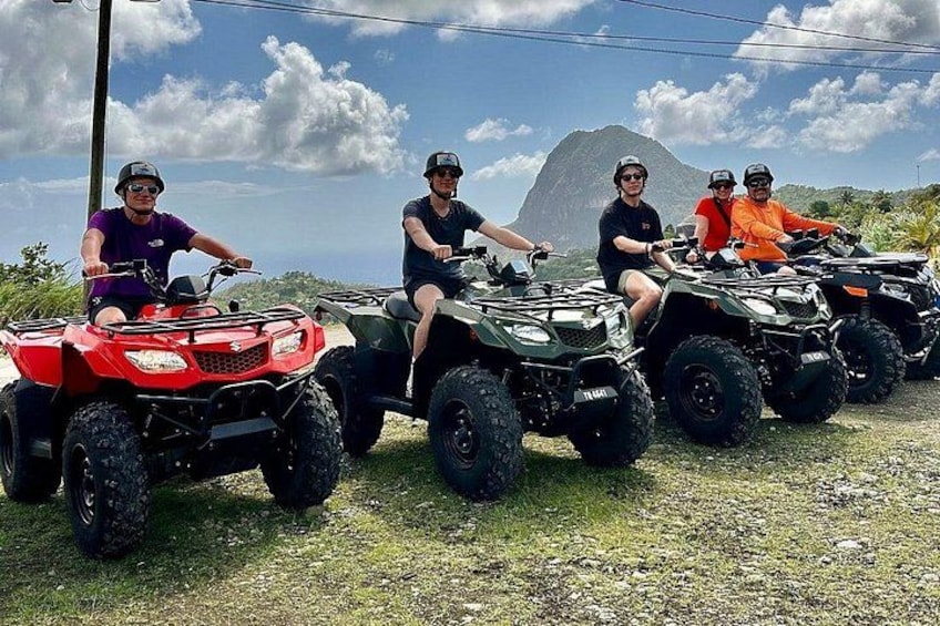 ATV Rainforest Adventure in St. Lucia 3