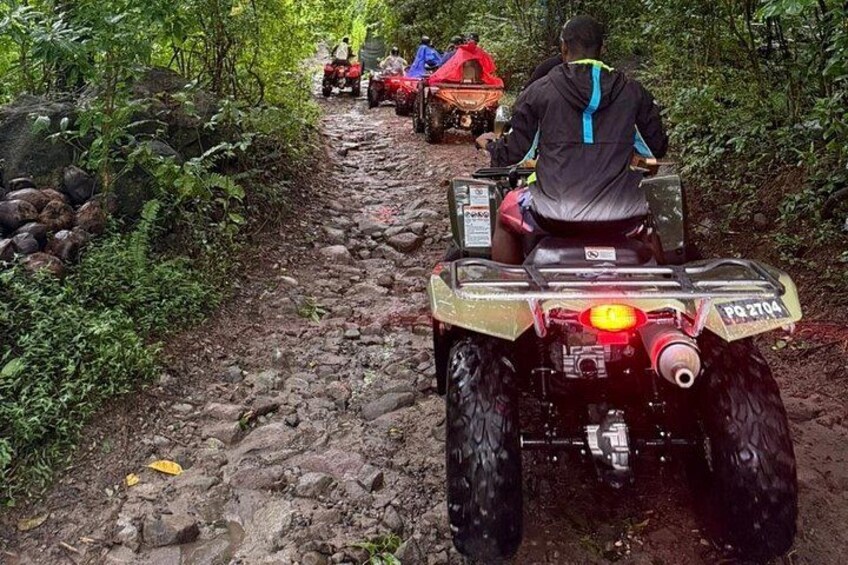 ATV Rainforest Adventure in St. Lucia 2