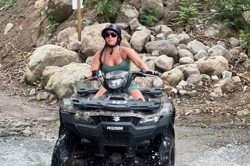 ATV Rainforest Adventure in St. Lucia 3