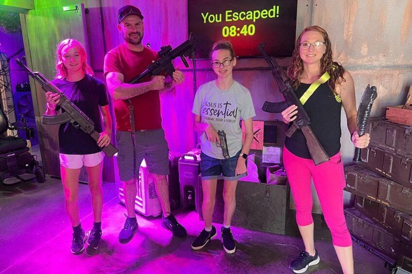 Branson Bigfoot Escape Rooms Black Ops: Emma's Redemption 2
