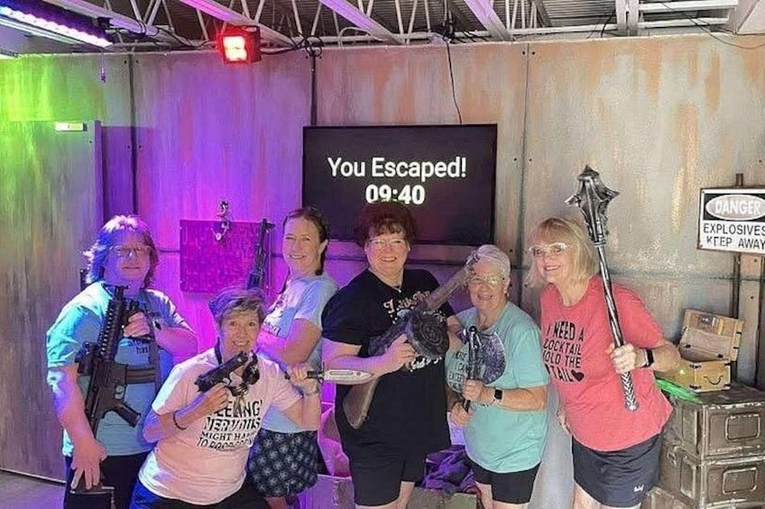 Branson Bigfoot Escape Rooms Black Ops: Emma's Redemption 2