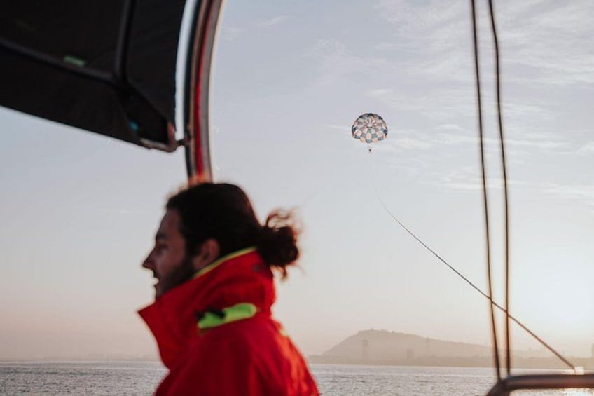 Parasailing in Barcelona 2