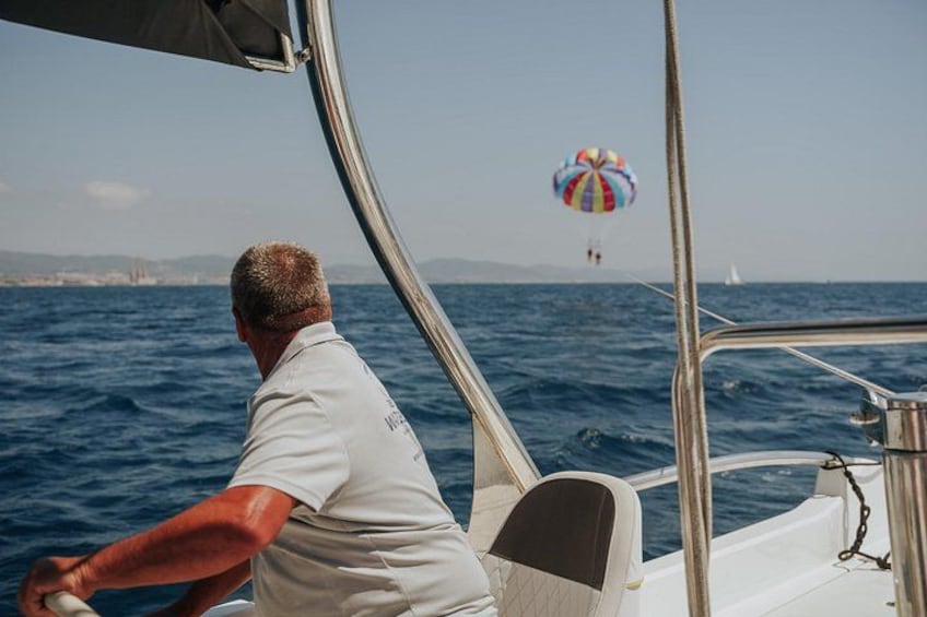 Parasailing in Barcelona 4