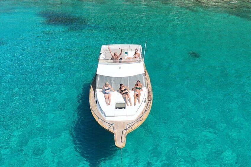 Explore Elaphiti islands by Private trip with Ferretti mini yacht 5