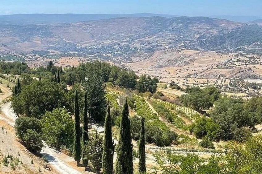 Beautiful landscape from monastery terrasse 5