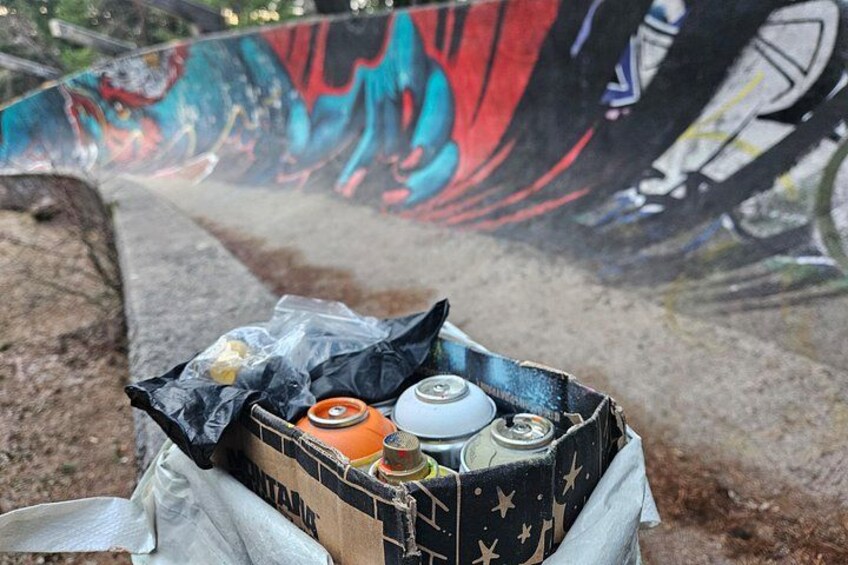 Sarajevo Graffiti Workshop Experience -Trebević Olympic Bobsleigh 4